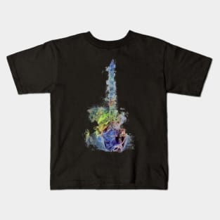 blue guitar Guitar Kids T-Shirt